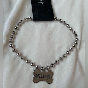 Dolls Kill dog tag necklace